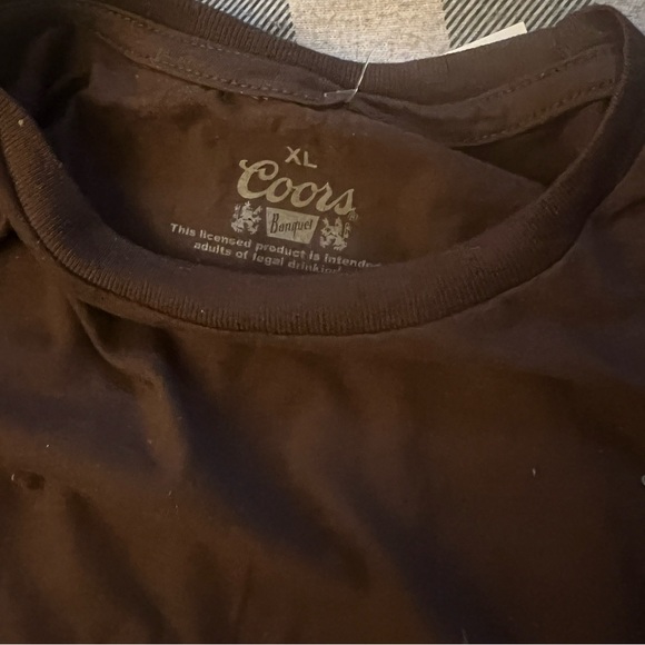 Size xl new with tags brown coors banquet rodeo shirt short sleeved - Picture 3 of 3